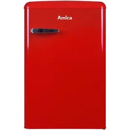 Amica KS 15613 Y Retro-Kühlschrank (108 l, 860 mm hoch, Gelb)