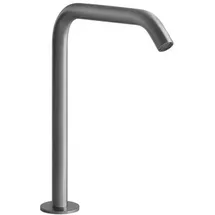 GESSI Gessi316 Flessa Waschtisch-Stand-Auslauf mit 1/2 Anschluss, Höhe=160 mm x Ausladung 156 mm, 54093299, Farbe: Schwarz XL
