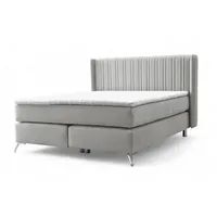 Fun Möbel Boxspringbett Schlafzimmerbett AGNUS 120x200cm in Stoff Salvador