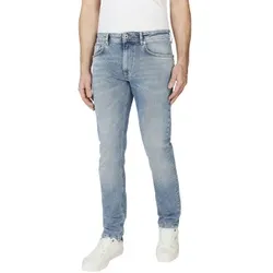 Pepe Jeans für Herren. PM207390NC5 Jeans in taillierter Passform Stanley blau (30/32), Lässig, Baumwolle, Denim, Nachhaltig