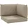 vidaXL Palettenkissen 3-tlg. 60 x 40 x 10 cm schwarz