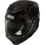 Simpson Darksome Carbon Klapphelm - Matt-Schwarz / L