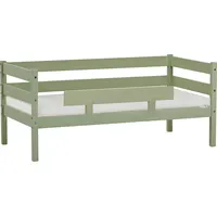 Hoppekids Einzelbett »ECO Comfort Kinderbett, Kiefer Massivholz, Jugendbett inkl. Rollrost«, 70x160 cm, wahlweise in verschieden Farben/ Matratze/ Absturzsicherung, grün