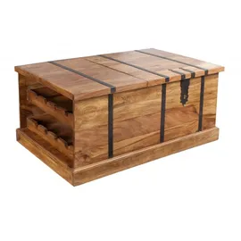 demotex gmbh Couchtisch Naturfarben Sheesham 100 x 60 x 40 cm