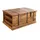 demotex gmbh Couchtisch Naturfarben Sheesham 100 x 60 x 40 cm