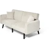 Jahnke Schlafcouch Boucle 2-Sitzer Beige