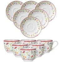 Ritzenhoff & Breker Espressotasse mit Untertasse 0,08 l Mehrfarbig 6 St.