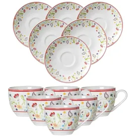 Ritzenhoff & Breker Espressotasse mit Untertasse 0,08 l Mehrfarbig 6 St.