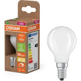 osram homelighting Osram LED Classic P ENERGY EFFICIENCY B DIM P-Form LED-Lampe Glas Matt 2,5 W 470 lm, 2700 K dimmbar,