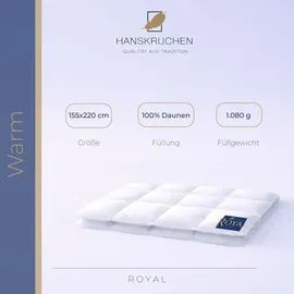 HANSKRUCHEN Hanskruchen, Royal (940 g, Daune, 155 x 220 cm