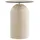 VCM ebuy24 Beistelltisch,, Ravello aus Glas Ø40cm | Beige - Beige