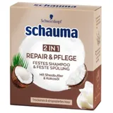 Schwarzkopf Schauma festes Shampoo & Spülung 2in1 Repair & Pflege, 60 g (6er Pack)