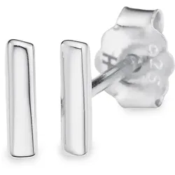 Paar Ohrstecker HECHTER PARIS "Schmuck Geschenk Silber 925 Ohrschmuck Ohrringe Stäbchen", silber (silberfarben), Ohrringe, Damen, Silber 925 (Sterlingsilber)