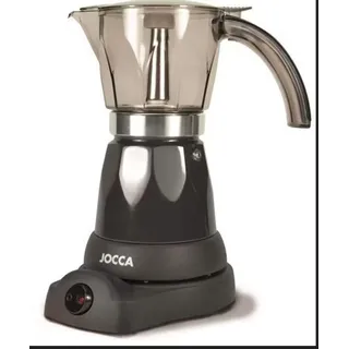 Jocca elektrische Espresso Kaffeemaschine in schwarz