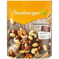 Seeberger Nusskernmischung 7er Pack: Pure Nuss-Mischung aus knackigen Haselnusskernen, Mandeln, Walnüssen & Cashewkernen - intensives Nuss-Aroma, glutenfrei (7 x 400 g)