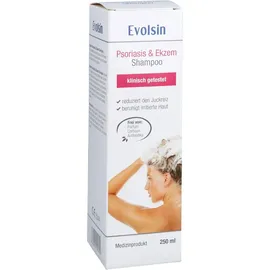 Evolsin Evolsin® Ekzem & Psoriasis Shampoo bei Schuppenflechte, Ekzemen &Neurodermitis auf kopfhaut & Körper I OHNE KORTISON I Medizinprodukt I Bei Neurodermitis & Schuppenflechte Kopfhaut