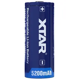 XTAR 26650 - 5200 mAh, with protection