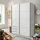 möbel-direkt.de Schwebetürenschrank Emden 135 x 198 x 65 cm Weiß