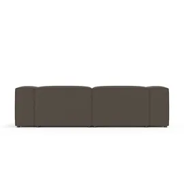 otto home Big-Sofa "HAILY Modularsofa, Maße B/T/H: 260/100/72 cm", braun, B:260cm H:72cm T:100cm, 100% Polyester, Sofas, Big-Sofa, als Modul oder separat verwendbar, für individuelle Zusammenstellung