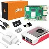 PiiKit Starter-Set für Raspberry Pi 5 8 GB | 64 GB MicroSD-Karte | 27 W Netzteil | Gehäuse mit integriertem Lüfter und Kühlkörper | 4K 60 Hz Micro-HDMI-Kabel