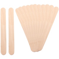 JSKWIKE 20 Pcs Spatel Kosmetik,Holzmundspatel, Spatel Holz,Mundspatel,Eisstiele aus Holz,Spatel für Haarentfernung mit Wax,Wachs Haarentfrenung,Waxing auf Gesicht,Waxing Set Holzstäbchen