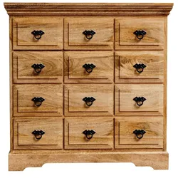 Kommode Guru 90x90x45 aus Mangoholz