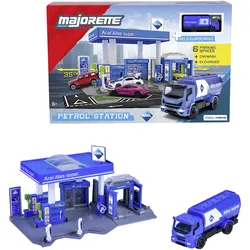 Majorette ARAL Tankstelle mit Fahrzeug – Realistischer Spielspaß für kleine Autofans!