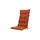 PROGARDEN Tampa Klappsessel 60 x 61 x 109 cm grün 4 St. inkl. 4 x Auflagen terrakotta