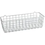 Gravidus Allzweckkorb Aufbewahrungskorb Regal Abtropfgitter 40 x 30 x 20 cm Silber