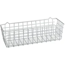 Gravidus Allzweckkorb Aufbewahrungskorb Regal Abtropfgitter 40 x 30 x 20 cm Silber