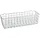 Gravidus Allzweckkorb Aufbewahrungskorb Regal Abtropfgitter 40 x 30 x 20 cm Silber