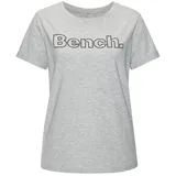 bench. loungewear Loungewear T-Shirt Grau/Weiß 44/46