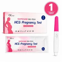 Safecare Bio-Tech Schwangerschaftstest Frühtest - 25 miu/ml Ultra Empfindlich HCG Midstream Früherkennung, Testkasette, 1-tlg., Midstream, Schnelles Ergebnis, einfache Handhabung, hohe Genauigkeit
