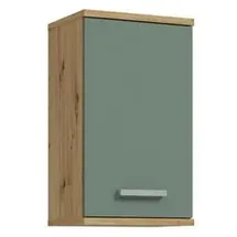 alasans Wandhängender Badezimmerschrank, VENOM grün/Artisan-Eiche - Grün/Braun