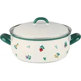 RIESS Kasserolle m.Deckel 20cm,2L, Pfanne - Kochtopf, Mehrfarbig
