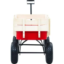 vidaXL Handwagen 150 kg rot