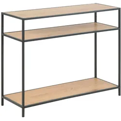 Ebuy24 Seaford Konsolentisch 2 Regale Natur.