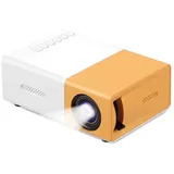 Yg300 Heimprojektor, Gelb, Weiß, Kabelgebundenes Mobiltelefon, Gleiches Bild, Mikro-mini-hd-projektor