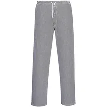 PORTWEST Kochhose Bromley, Hosenlänge: Reg, Farbe: Blau/Weiß kariert, Größe: XXXL, C079CHRXXXL