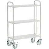 ROLLCART Bürowagen 80 x 110 x 38 cm grau/weiß