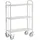ROLLCART Bürowagen 80 x 110 x 38 cm grau/weiß