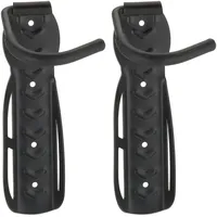 Relaxdays Fahrrad Wandhalter 4er Set Radhaken schwarz