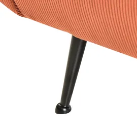 Beliani Sessel SVALOV Cord 0 x 0 x 0 cm Orange