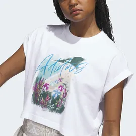 adidas SPORTSWEAR SUMMER ROMANCE GRAPHIC T-SHIRT weiß XL