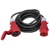 Weingärtner CEE-Verlängerung 16 A 400 V 10m H07RN-F 5x1,5mm2 schwarz IP44
