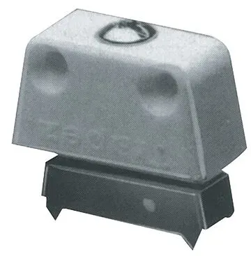 Korpusverbinder TRAPEZ Ku. weiß Unterteil m. Zacken Hettich (Ausführung: braun Unterteil m. Zacken Hettich)