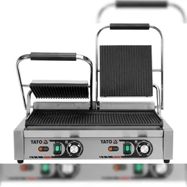 Yato Gastro Doppel Elektrogrill 3600W bunt