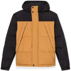 Timberland Mens Durable Water Repellent Puffer Jacket black-wheat boot L