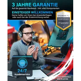 Greed GREED® Ultra 7 - Schneller PC mit Intel Core i7 - Leiser Computer + Home Office mit 4,0 GHZ, 32GB DDR4 RAM/Arbeitsspeicher - 1TB HDD - WLAN, inkl Win 11 Pro