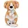 NICI Kuscheltier Hund mit Ente 40 cm Braun